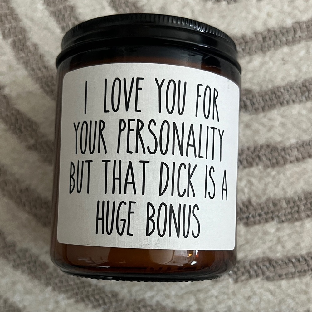 Humorous Scented Candle